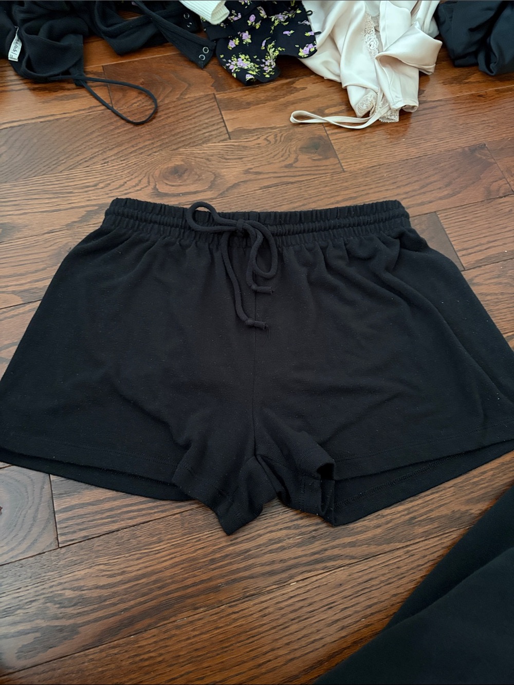 Wilfred Black comfy pj like Drawstring Shorts